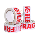 Fragile Tape 48mm x 50m Red/White